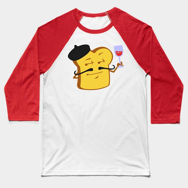 French Toast Baseball T-Shirt by The Meat Dumpster